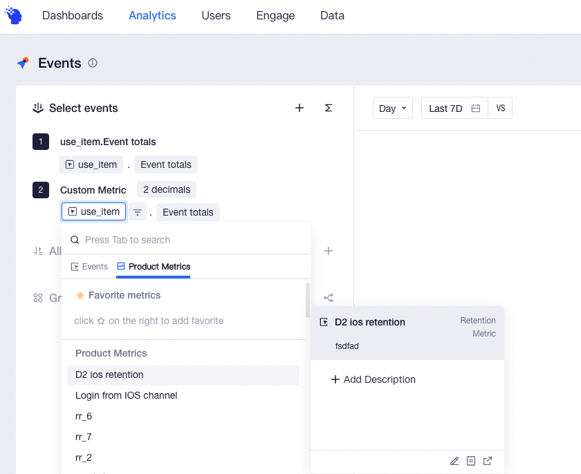 Product Metrics | ThinkingData